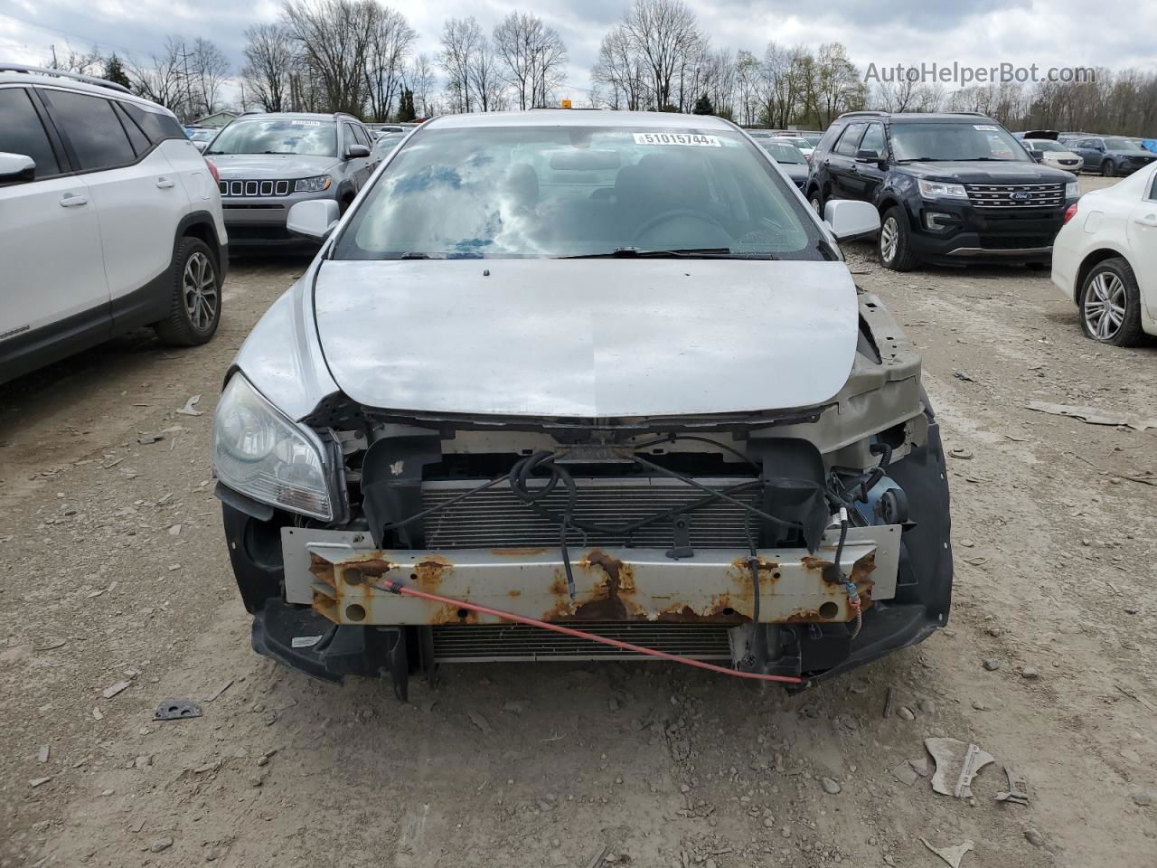 2012 Chevrolet Malibu 1lt Silver vin: 1G1ZC5EU5CF262646