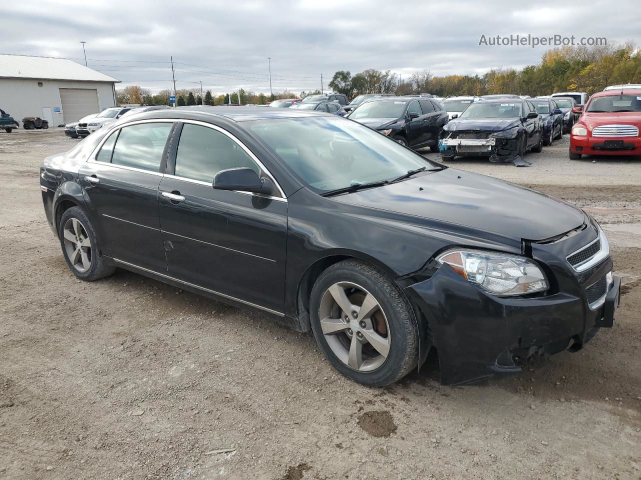 2012 Chevrolet Malibu 1lt Black vin: 1G1ZC5EU6CF292142