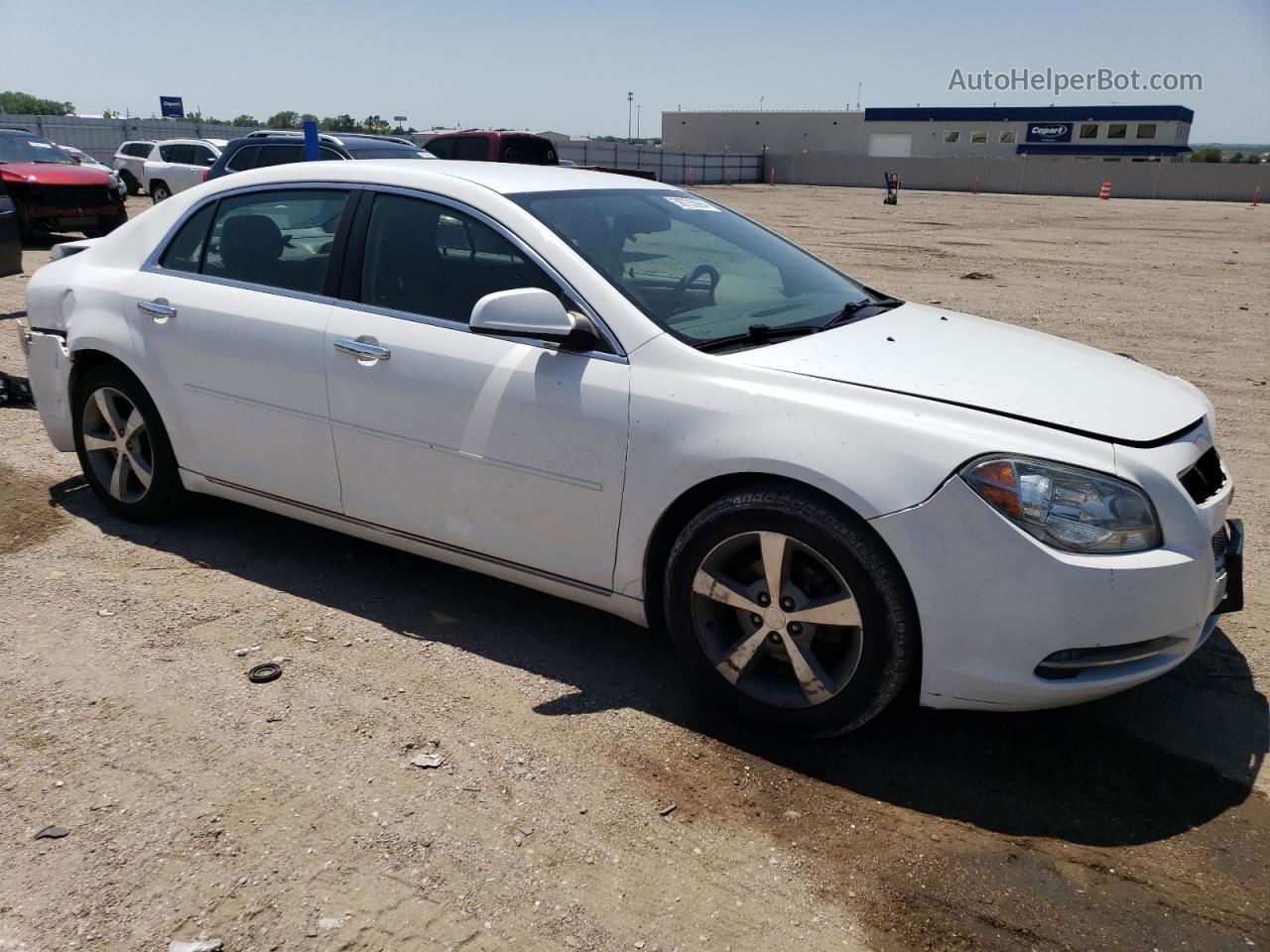 2012 Chevrolet Malibu 1lt White vin: 1G1ZC5EU6CF390765