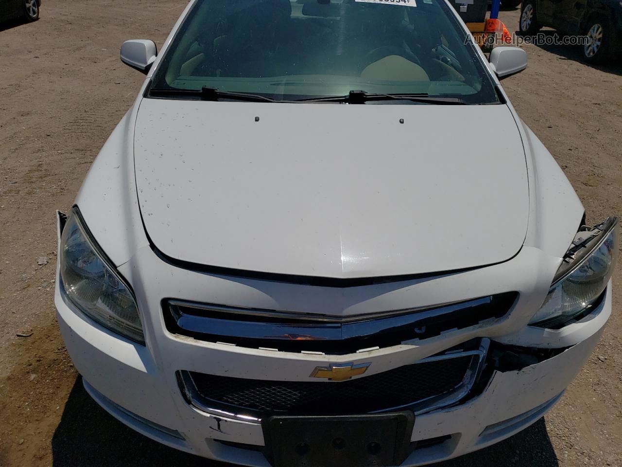 2012 Chevrolet Malibu 1lt White vin: 1G1ZC5EU6CF390765