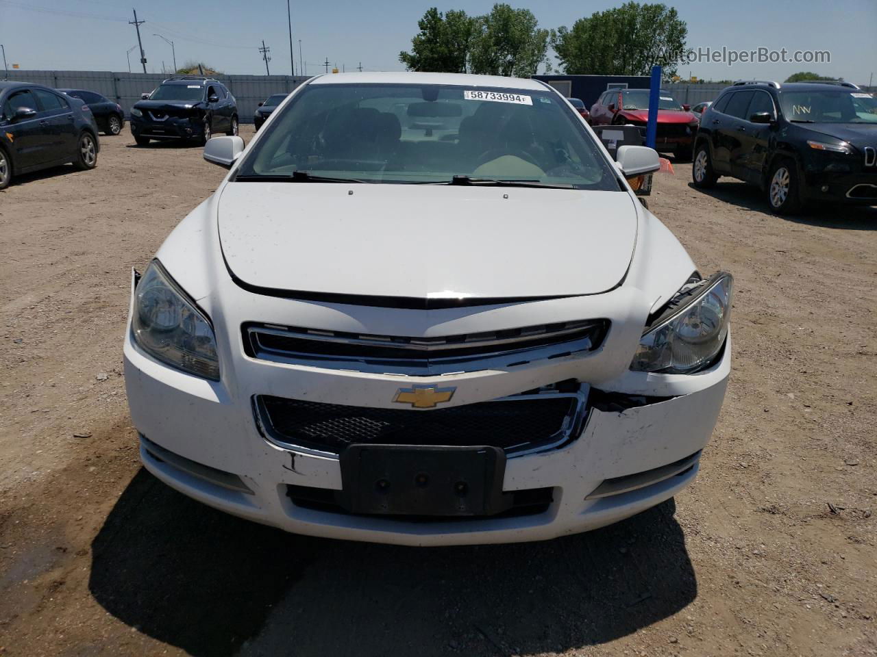 2012 Chevrolet Malibu 1lt White vin: 1G1ZC5EU6CF390765