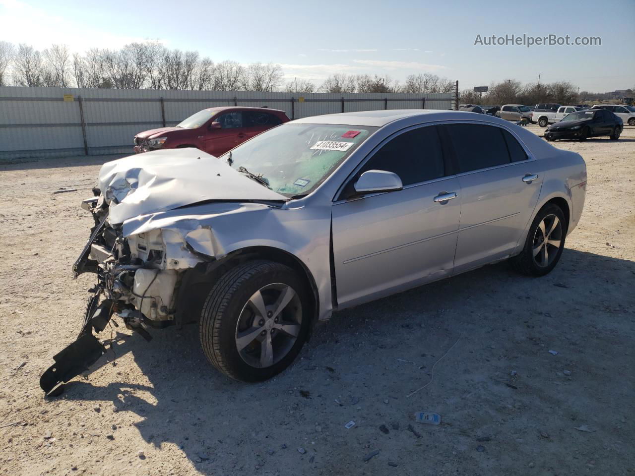 2012 Chevrolet Malibu 1lt Silver vin: 1G1ZC5EU7CF351750