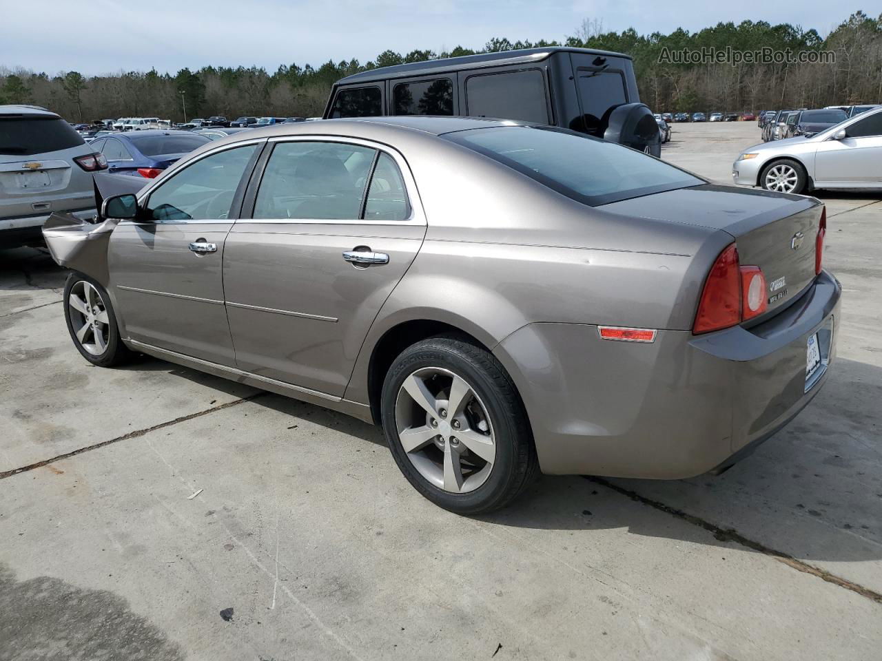 2012 Chevrolet Malibu 1lt Brown vin: 1G1ZC5EU9CF316952