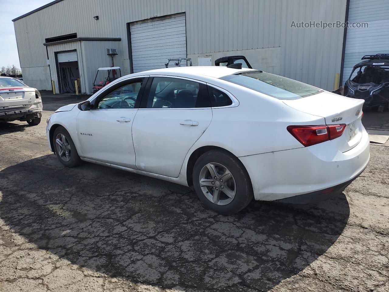 2019 Chevrolet Malibu Ls White vin: 1G1ZC5ST1KF213504