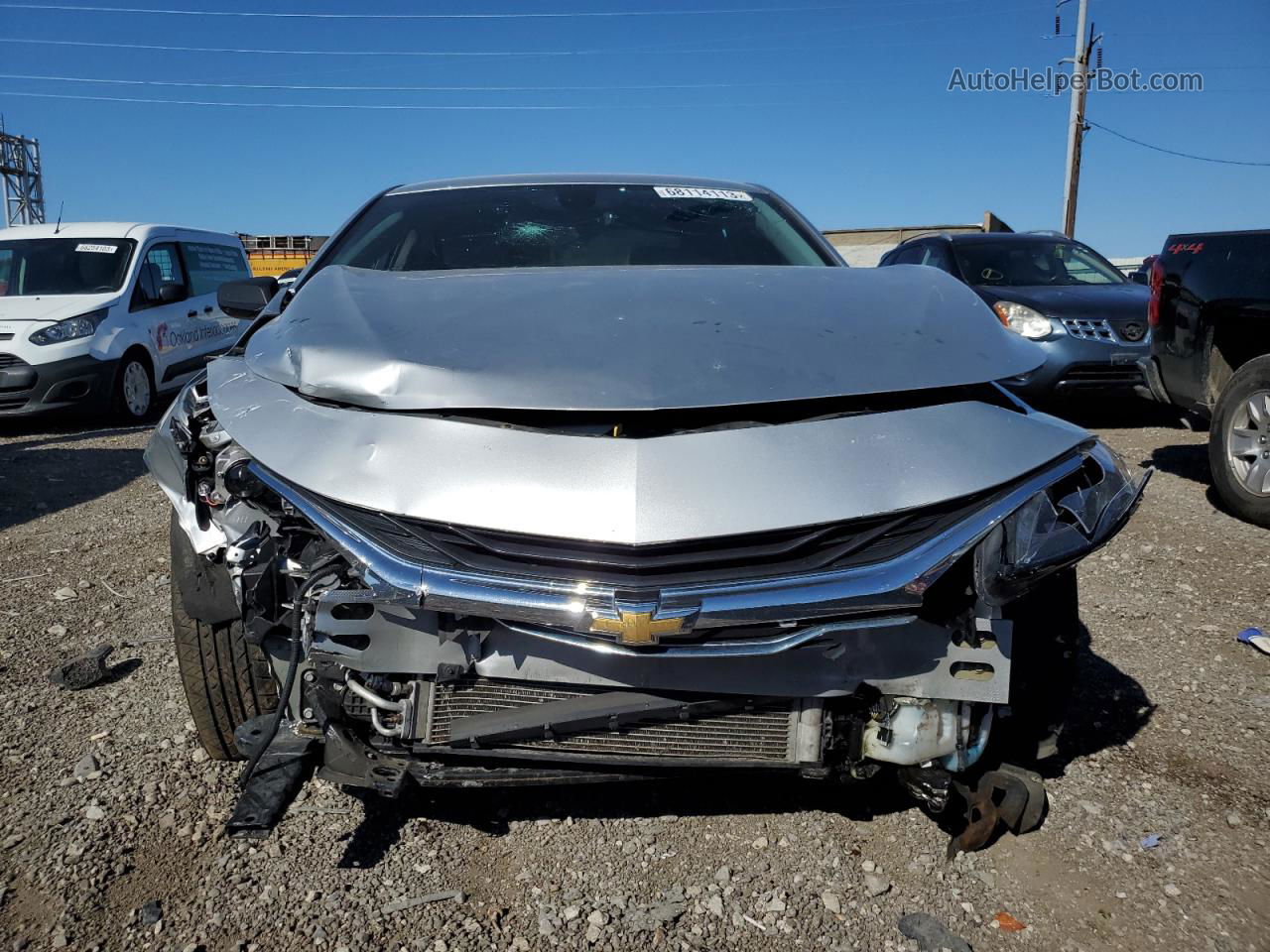 2021 Chevrolet Malibu Ls Silver vin: 1G1ZC5ST1MF033572