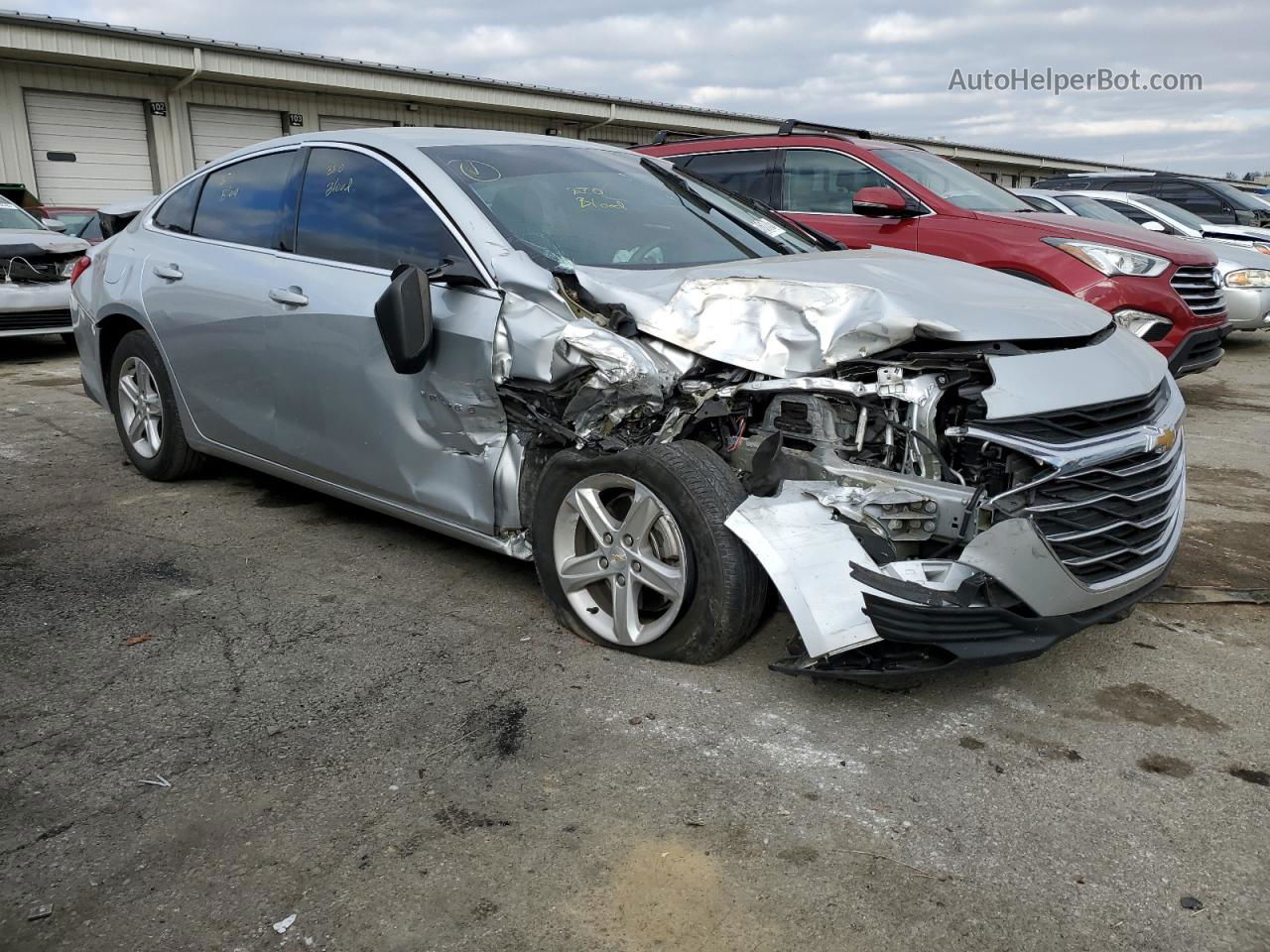 2021 Chevrolet Malibu Ls Silver vin: 1G1ZC5ST1MF038576