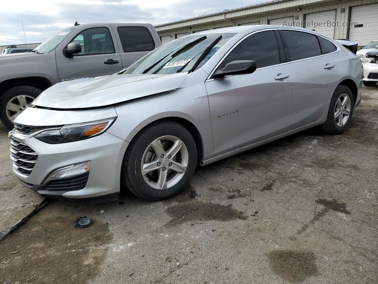 2021 Chevrolet Malibu Ls Silver vin: 1G1ZC5ST1MF038576