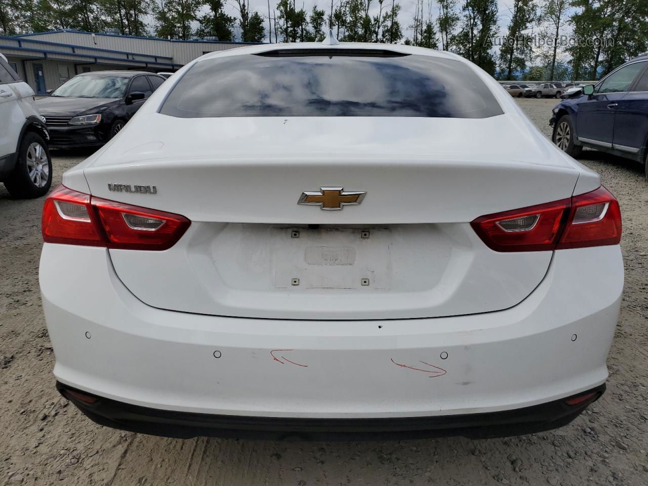 2021 Chevrolet Malibu Ls White vin: 1G1ZC5ST2MF085020