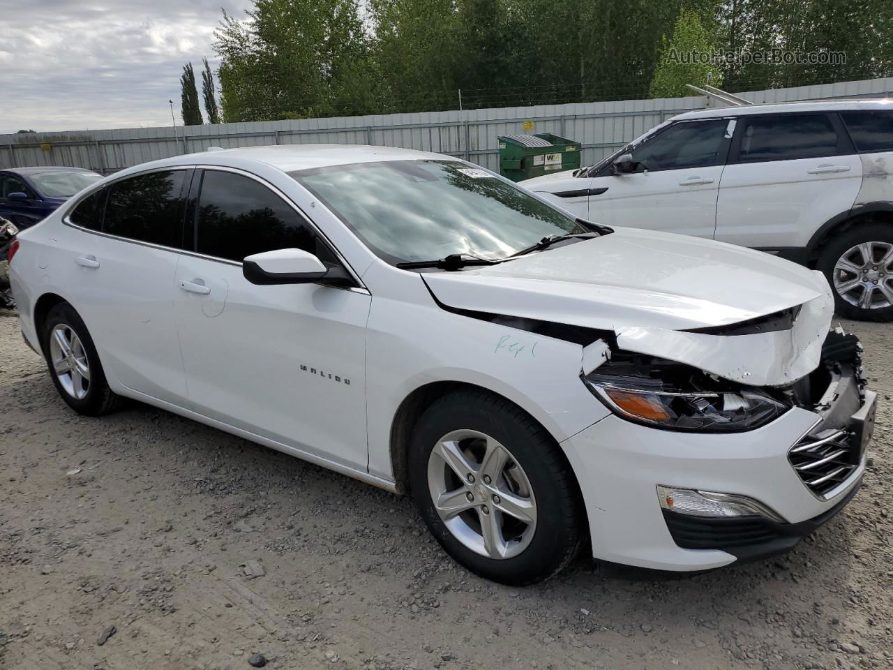 2021 Chevrolet Malibu Ls White vin: 1G1ZC5ST2MF085020