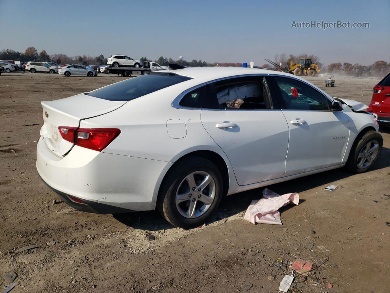 2021 Chevrolet Malibu Ls Белый vin: 1G1ZC5ST2MF087043