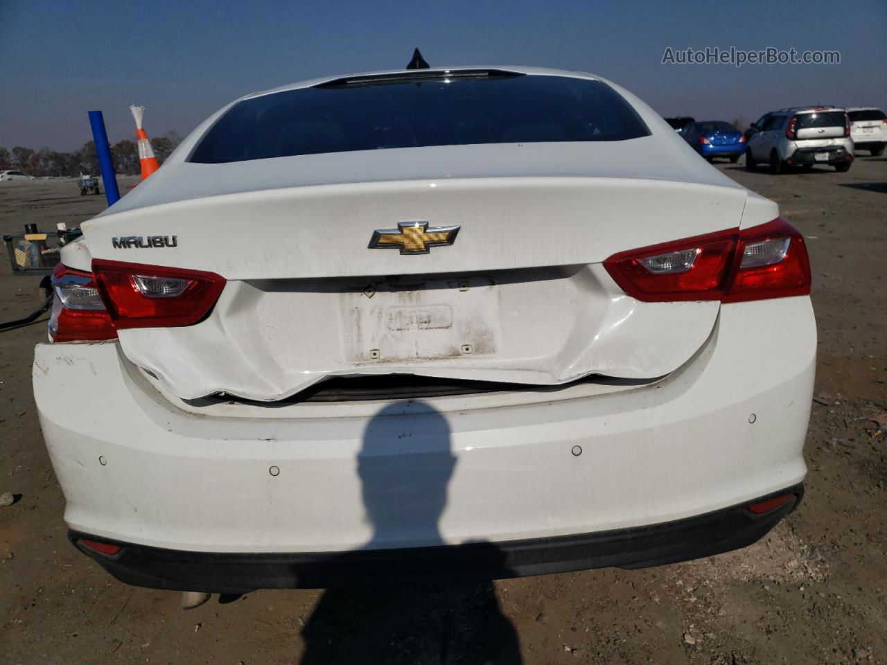 2021 Chevrolet Malibu Ls Белый vin: 1G1ZC5ST2MF087043