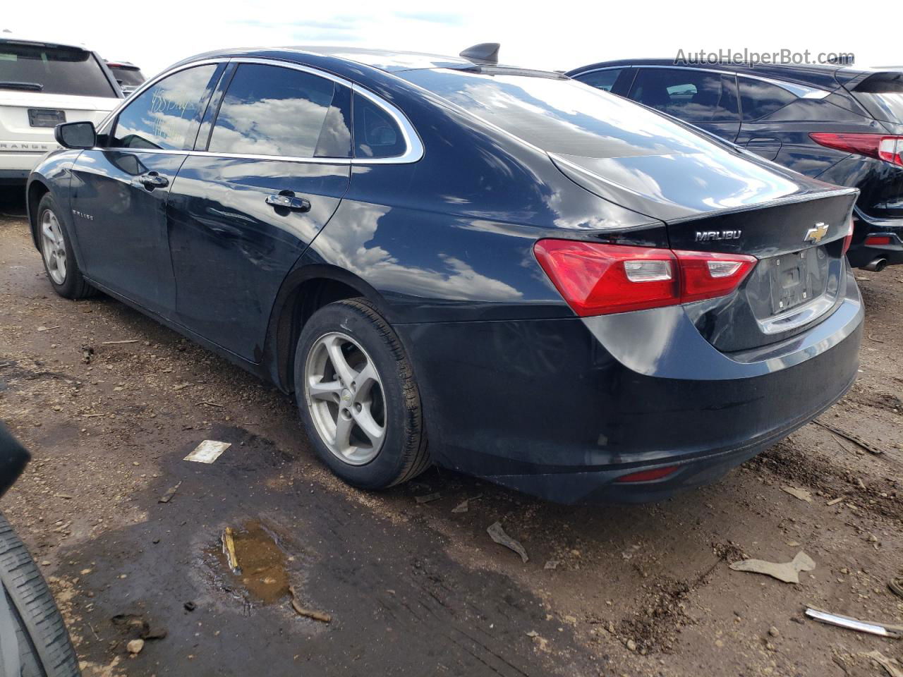 2017 Chevrolet Malibu Ls Black vin: 1G1ZC5ST3HF142282