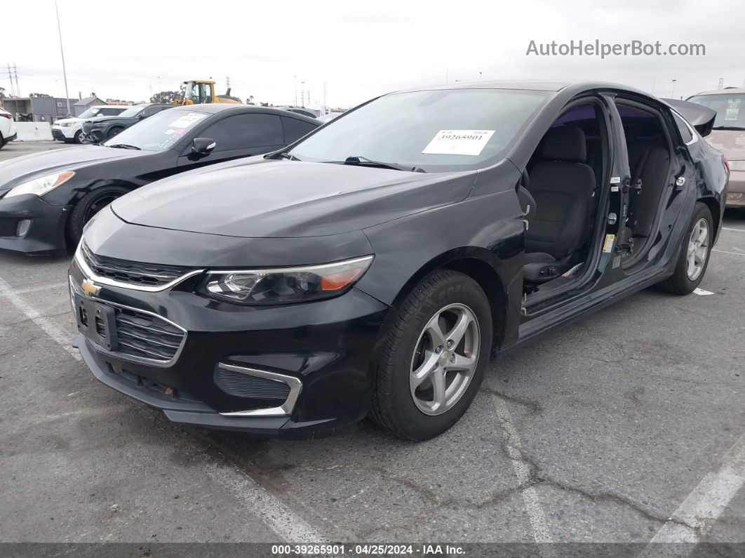 2017 Chevrolet Malibu 1fl Black vin: 1G1ZC5ST3HF155727