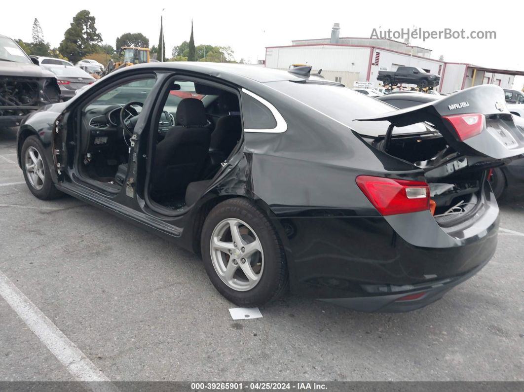 2017 Chevrolet Malibu 1fl Black vin: 1G1ZC5ST3HF155727