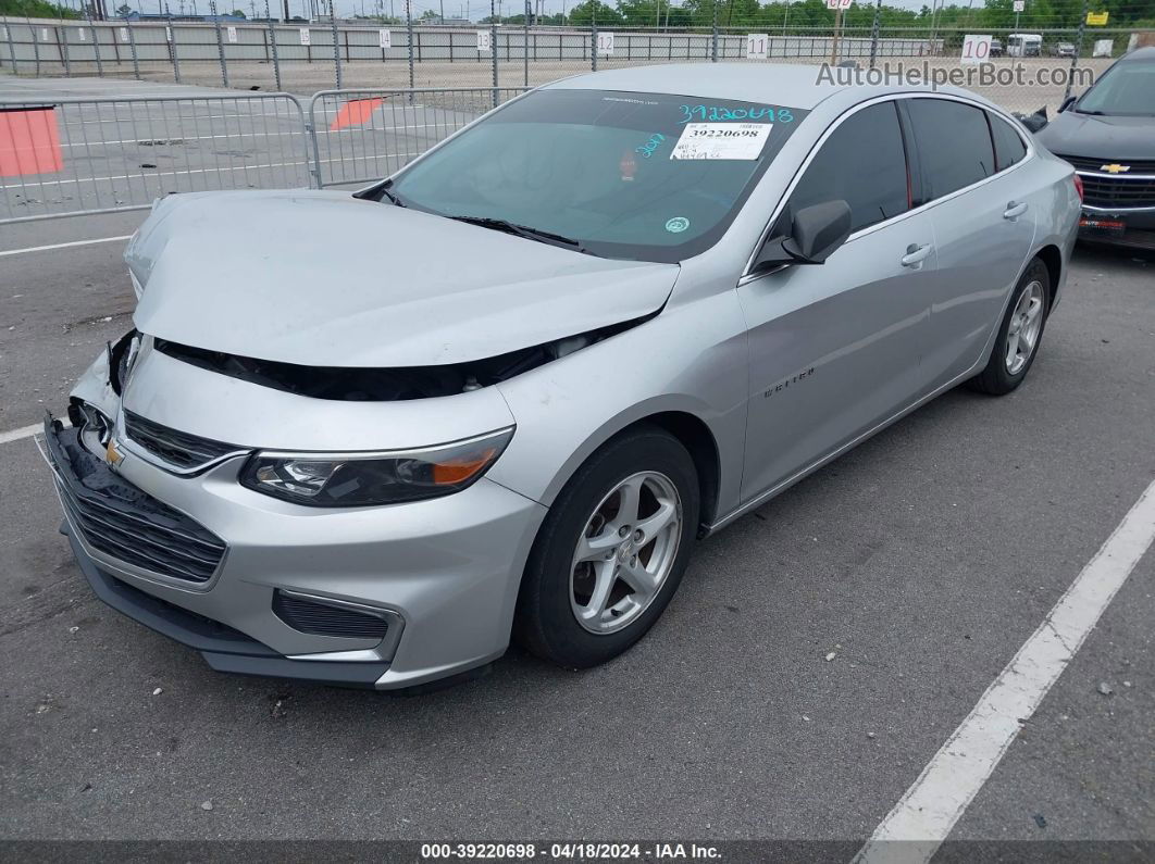 2017 Chevrolet Malibu 1fl Silver vin: 1G1ZC5ST4HF226028