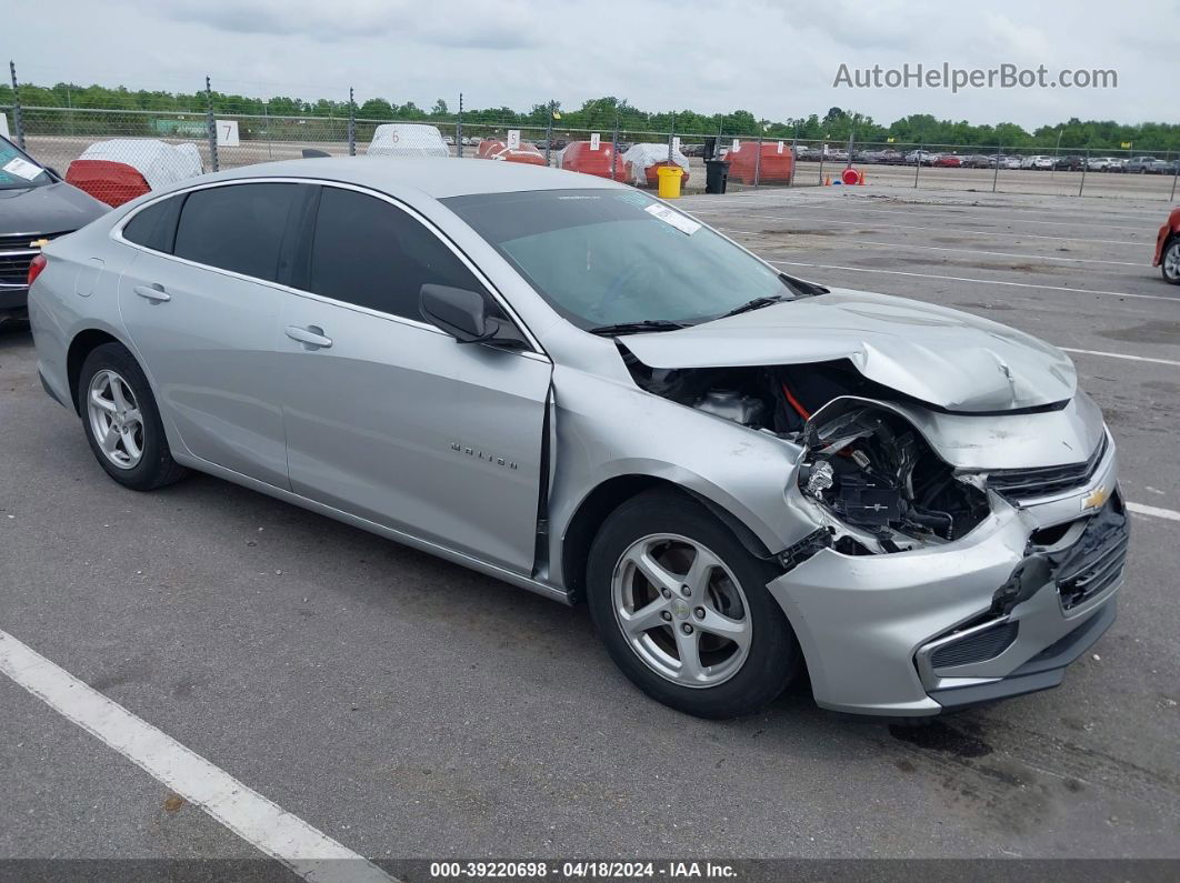 2017 Chevrolet Malibu 1fl Silver vin: 1G1ZC5ST4HF226028