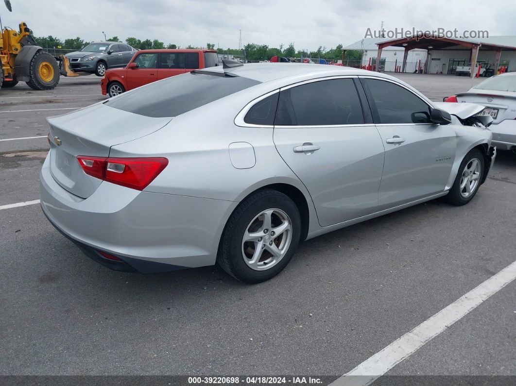 2017 Chevrolet Malibu 1fl Silver vin: 1G1ZC5ST4HF226028