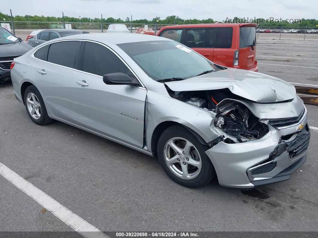 2017 Chevrolet Malibu 1fl Silver vin: 1G1ZC5ST4HF226028