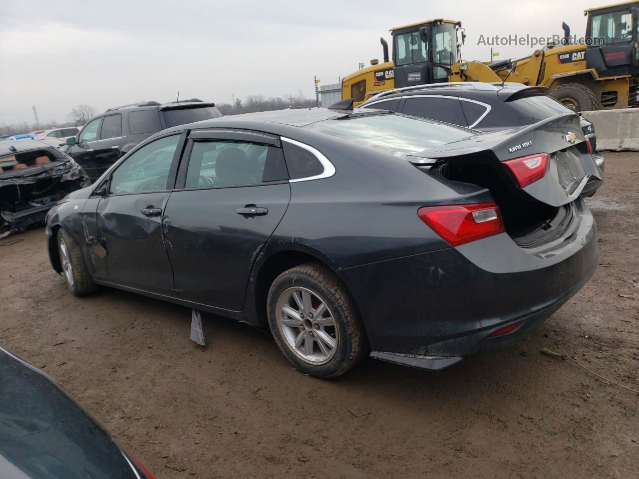 2018 Chevrolet Malibu Ls Gray vin: 1G1ZC5ST5JF164225