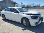 2018 Chevrolet Malibu Ls White vin: 1G1ZC5ST6JF248733