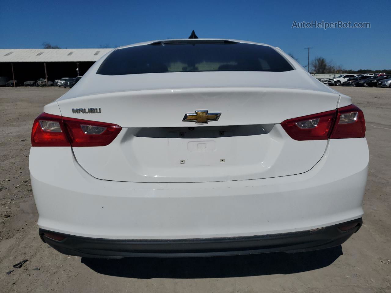 2018 Chevrolet Malibu Ls White vin: 1G1ZC5ST6JF248733