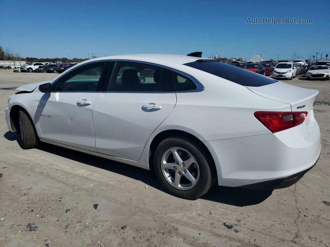 2018 Chevrolet Malibu Ls White vin: 1G1ZC5ST6JF248733