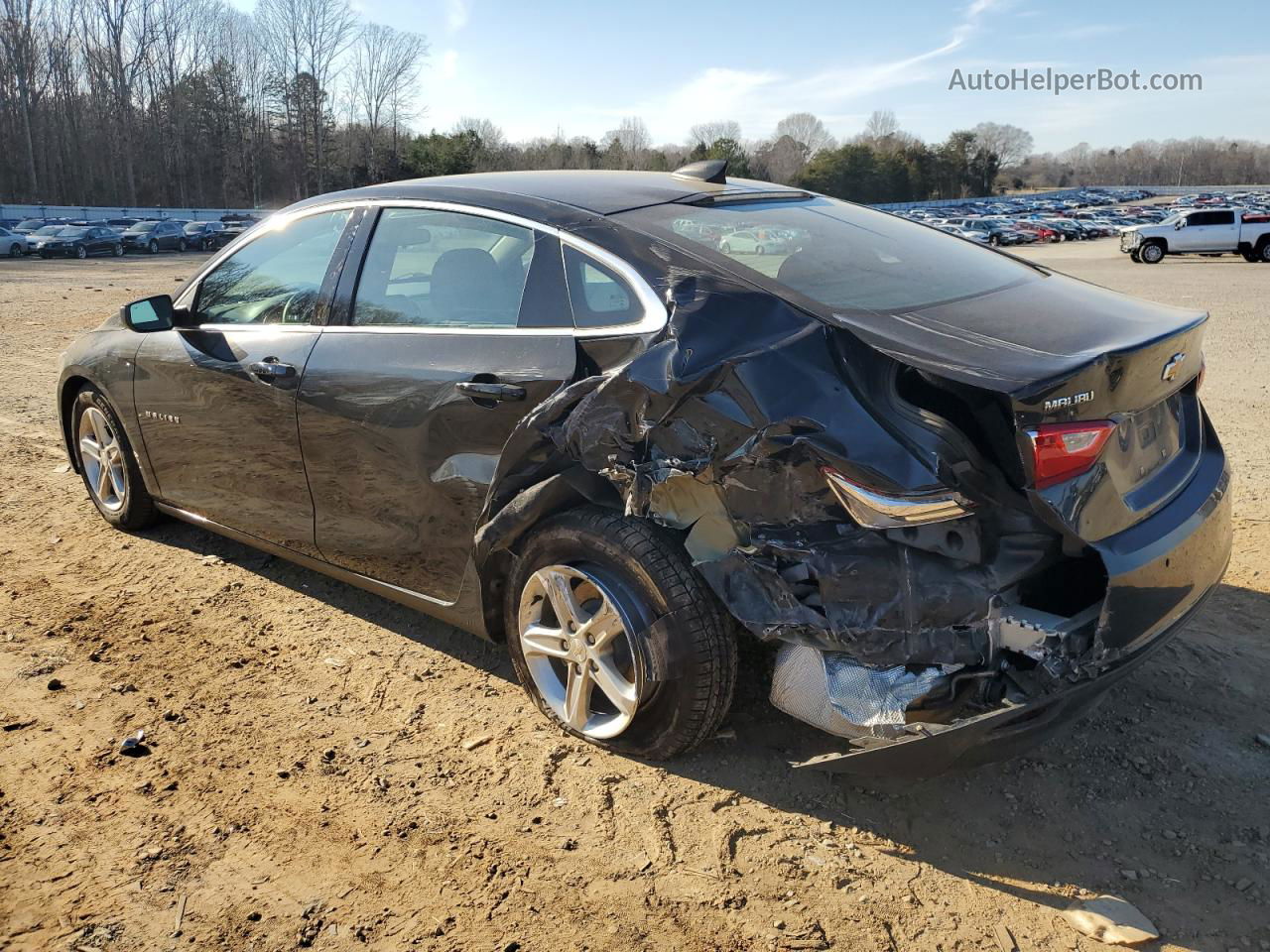 2021 Chevrolet Malibu Ls Черный vin: 1G1ZC5ST6MF053512