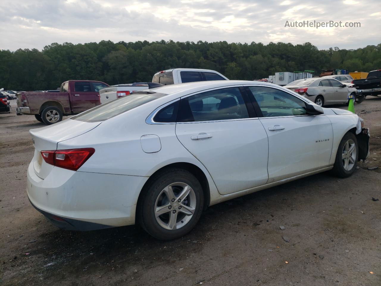 2021 Chevrolet Malibu Ls White vin: 1G1ZC5ST7MF088012