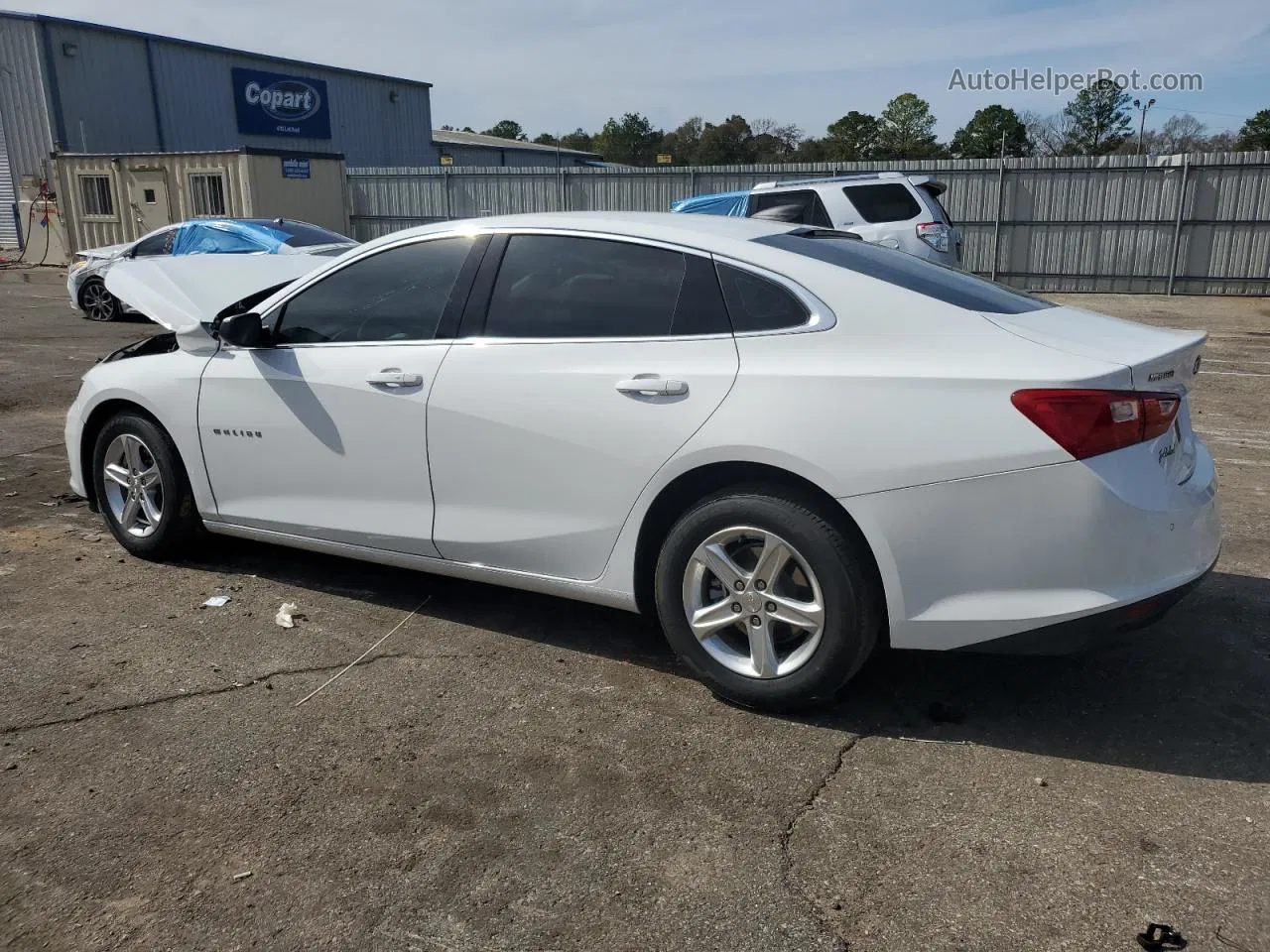 2021 Chevrolet Malibu Ls White vin: 1G1ZC5ST7MF089564