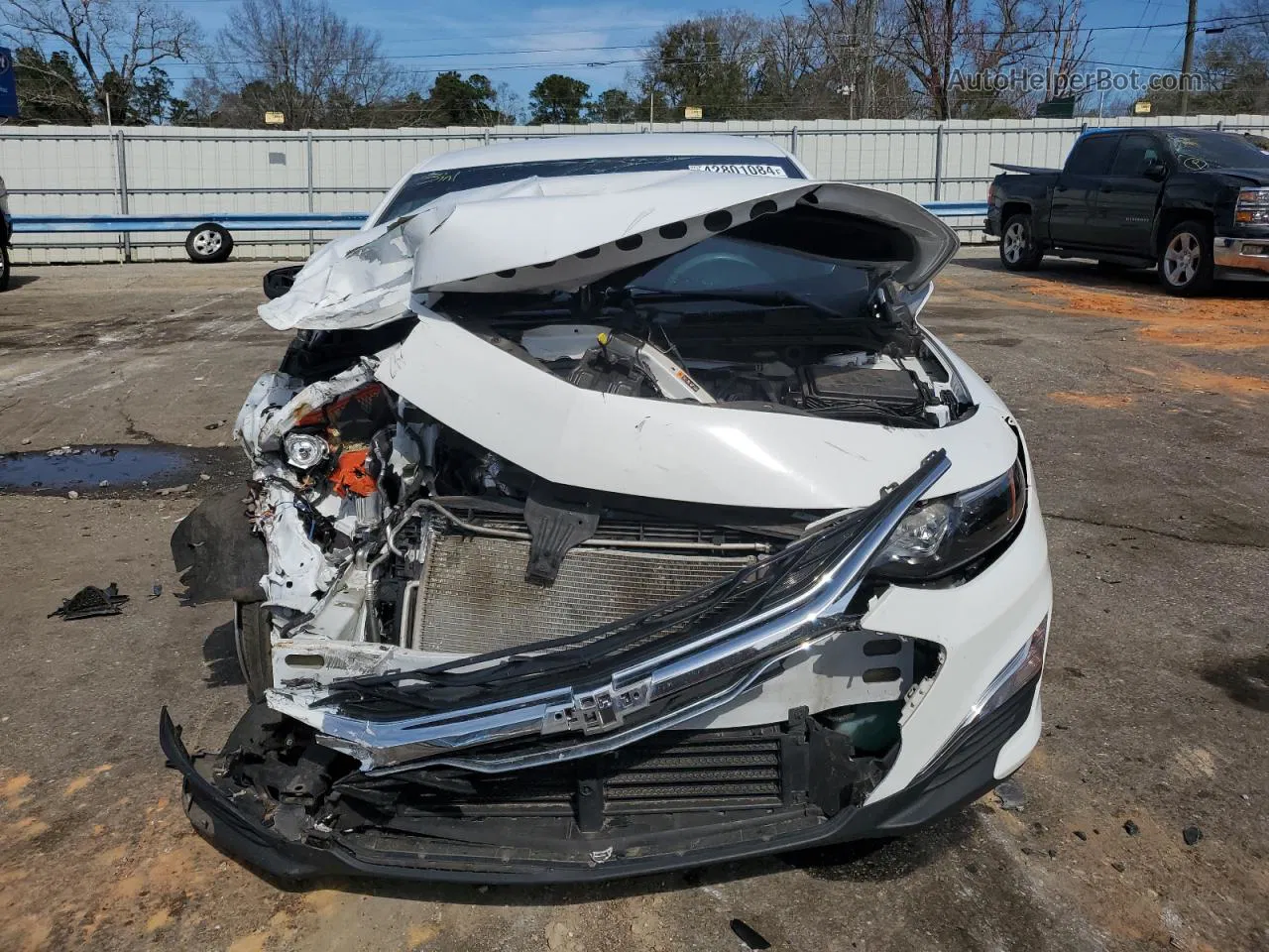 2021 Chevrolet Malibu Ls White vin: 1G1ZC5ST7MF089564