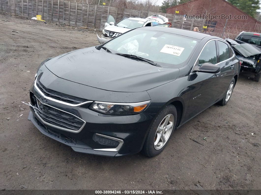 2018 Chevrolet Malibu 1fl Black vin: 1G1ZC5ST8JF214048