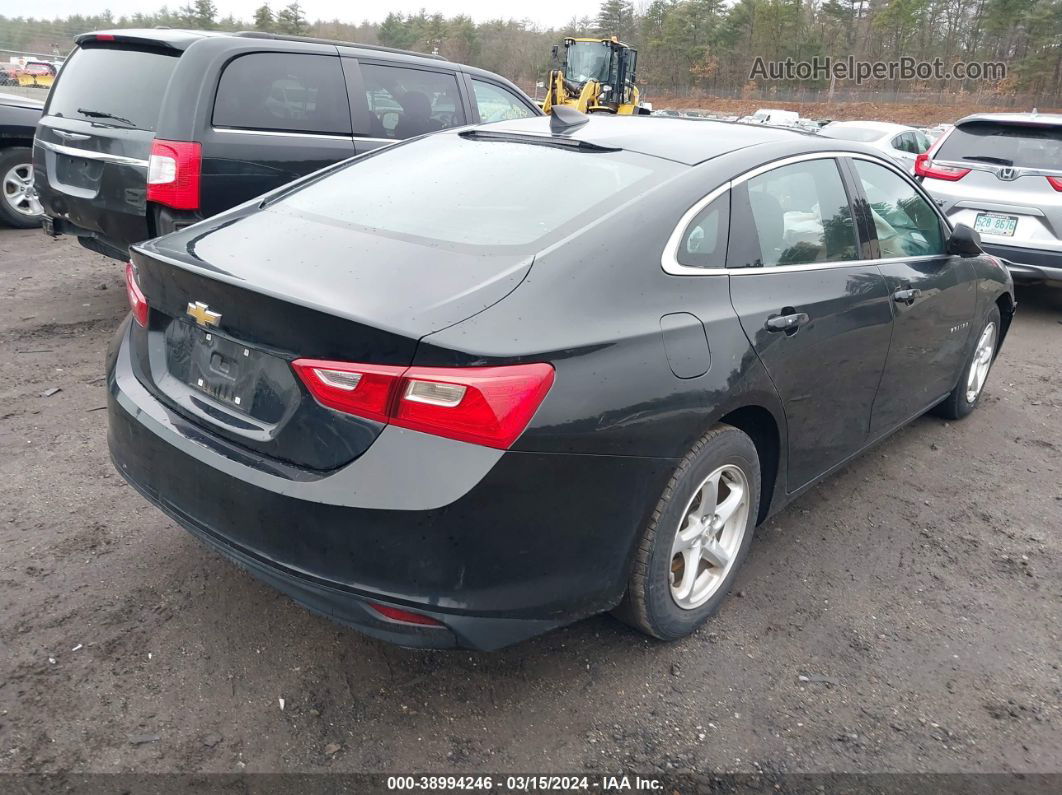 2018 Chevrolet Malibu 1fl Black vin: 1G1ZC5ST8JF214048