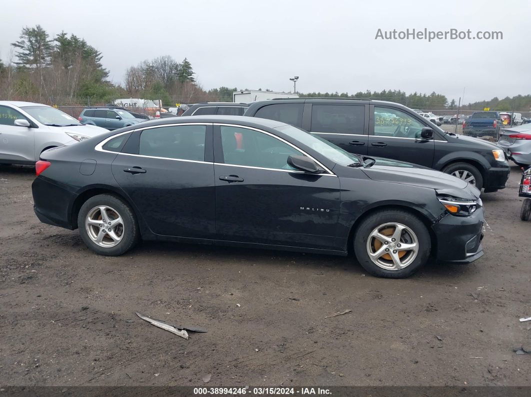 2018 Chevrolet Malibu 1fl Black vin: 1G1ZC5ST8JF214048