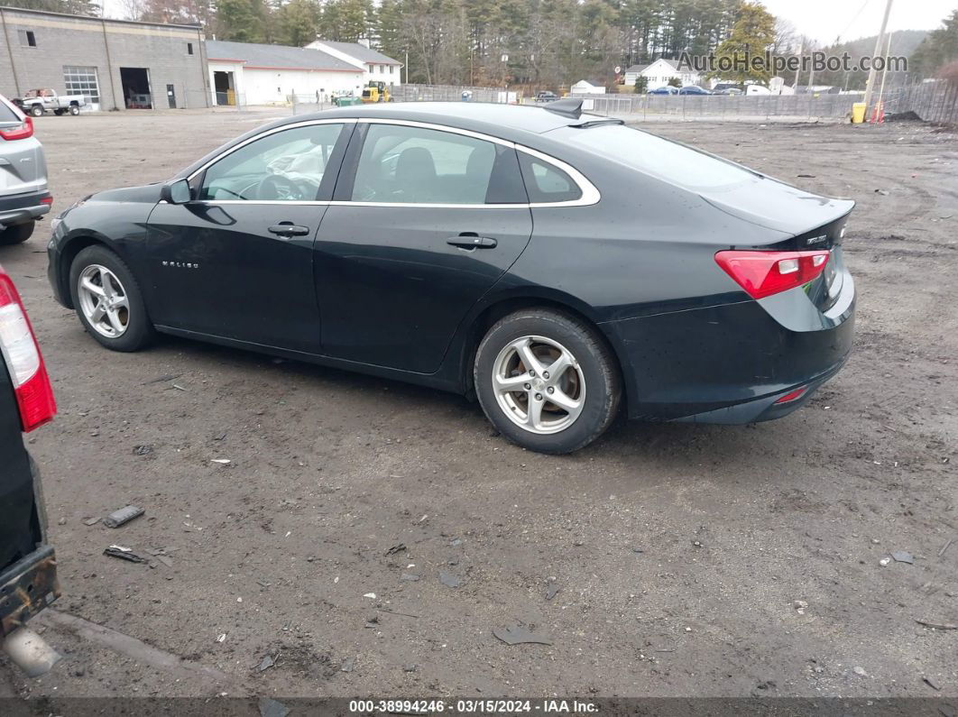 2018 Chevrolet Malibu 1fl Black vin: 1G1ZC5ST8JF214048