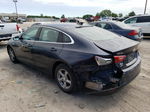 2017 Chevrolet Malibu Ls Синий vin: 1G1ZC5STXHF116360