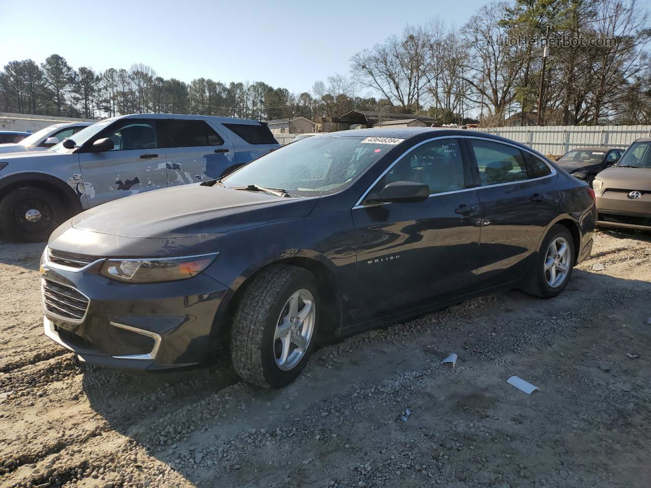 2017 Chevrolet Malibu Ls Black vin: 1G1ZC5STXHF222419