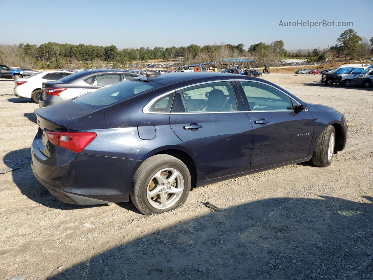 2017 Chevrolet Malibu Ls Черный vin: 1G1ZC5STXHF222419