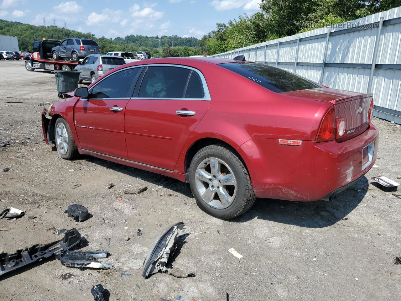 2012 Chevrolet Malibu 2lt Burgundy vin: 1G1ZD5E00CF233727