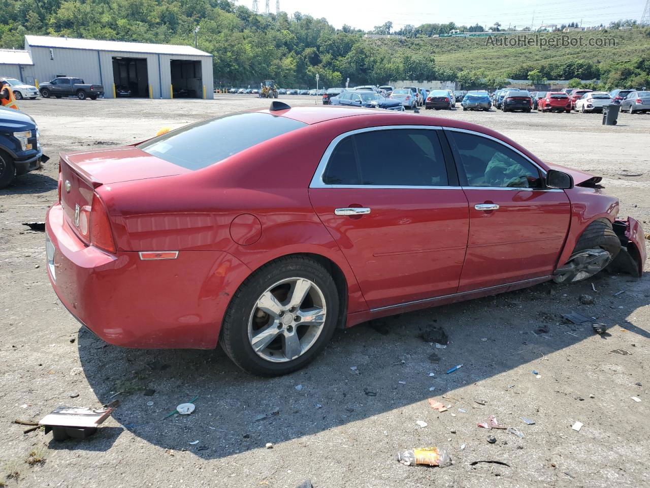 2012 Chevrolet Malibu 2lt Burgundy vin: 1G1ZD5E00CF233727