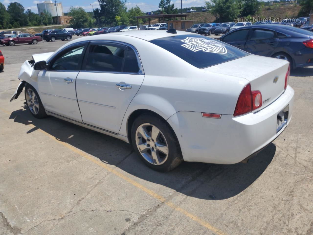 2012 Chevrolet Malibu 2lt Белый vin: 1G1ZD5E01CF381918