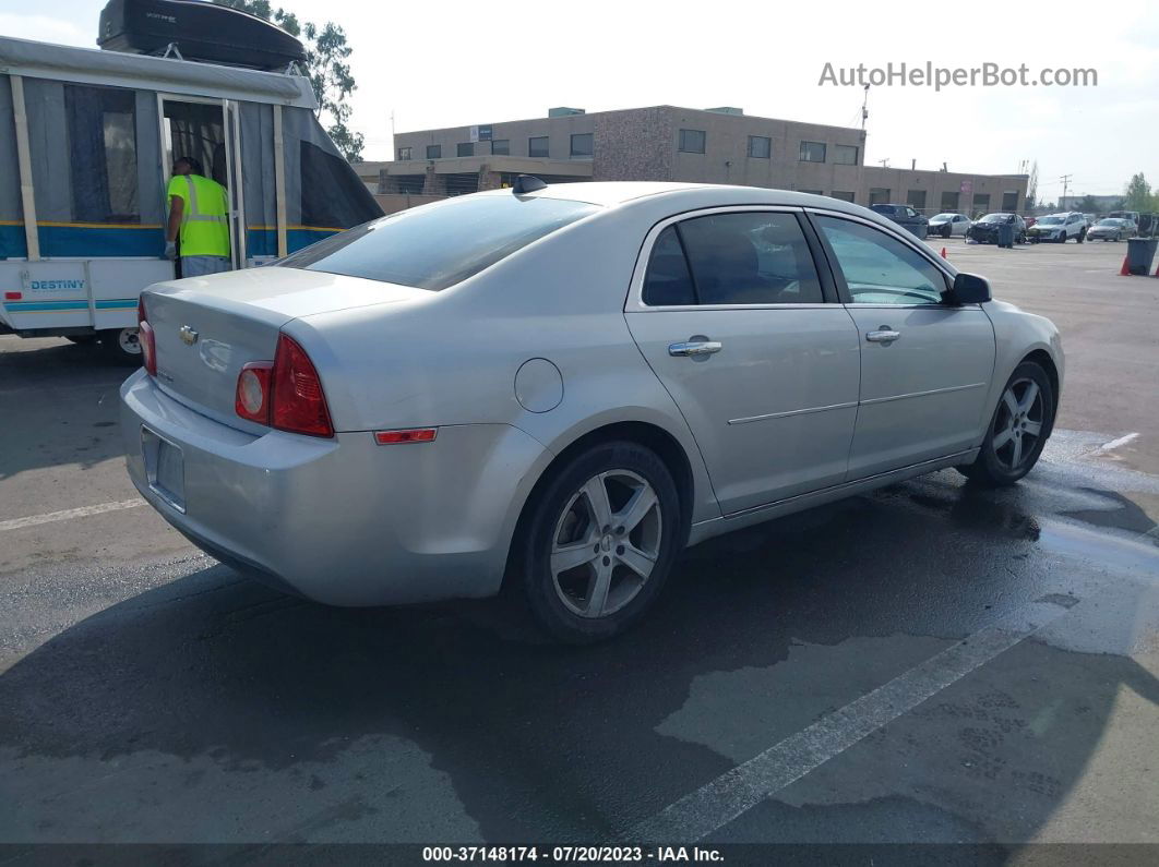 2012 Chevrolet Malibu Lt W/2lt Silver vin: 1G1ZD5E02CF192095