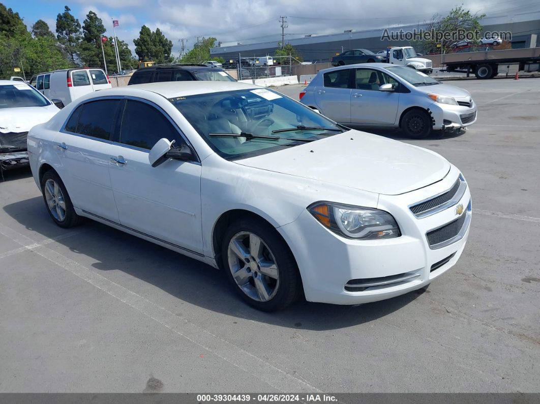 2012 Chevrolet Malibu 2lt White vin: 1G1ZD5E03CF134741