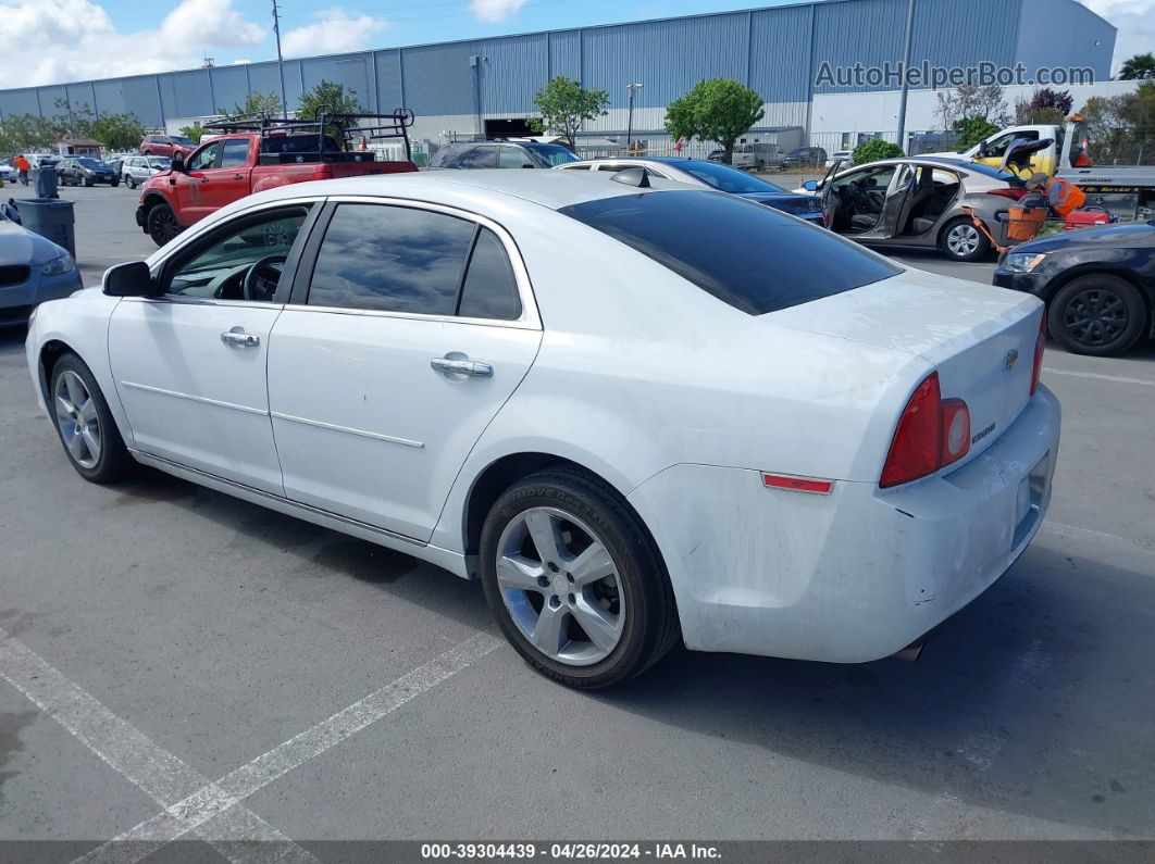 2012 Chevrolet Malibu 2lt White vin: 1G1ZD5E03CF134741