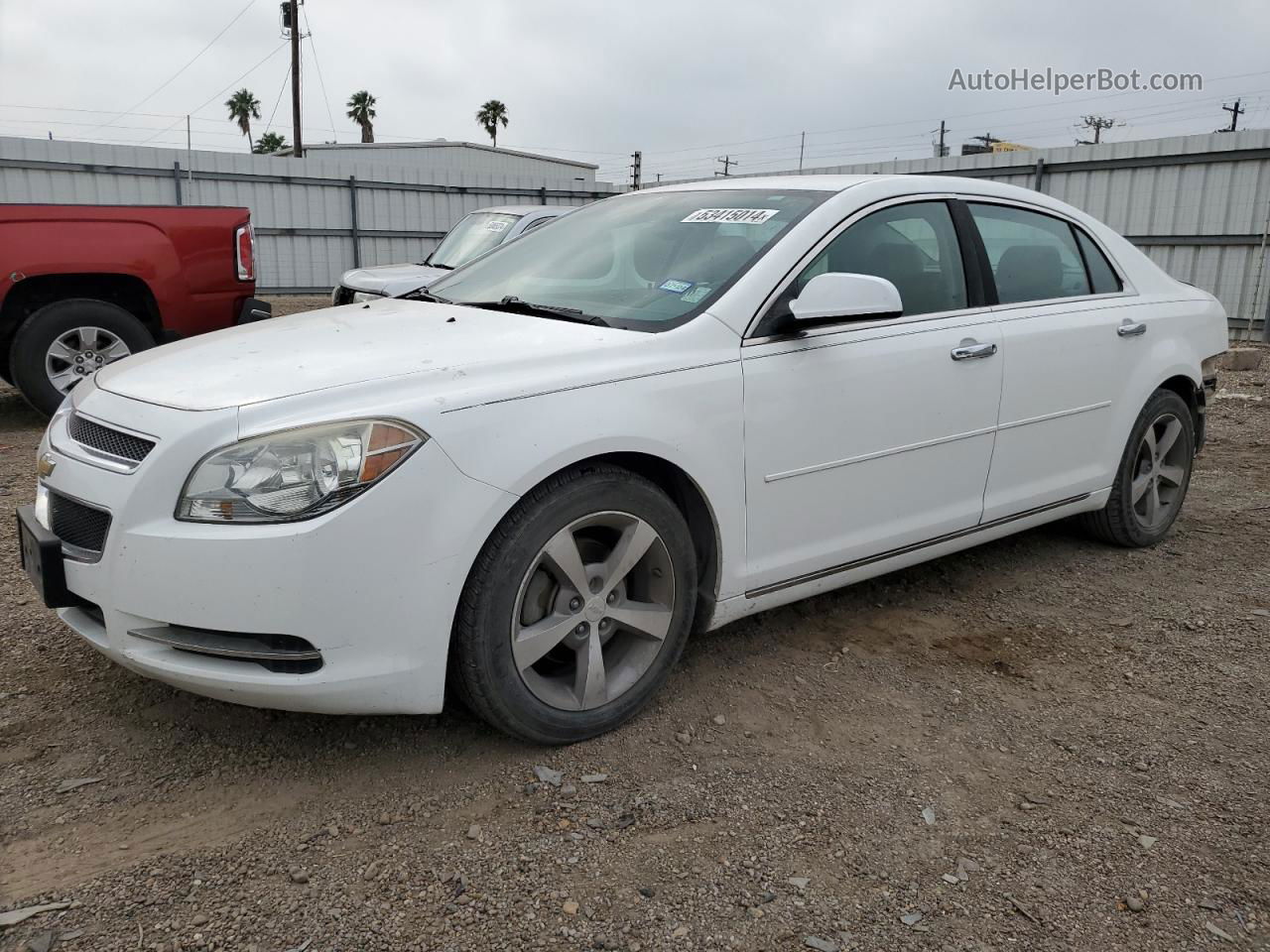 2012 Chevrolet Malibu 2lt White vin: 1G1ZD5E03CF358138