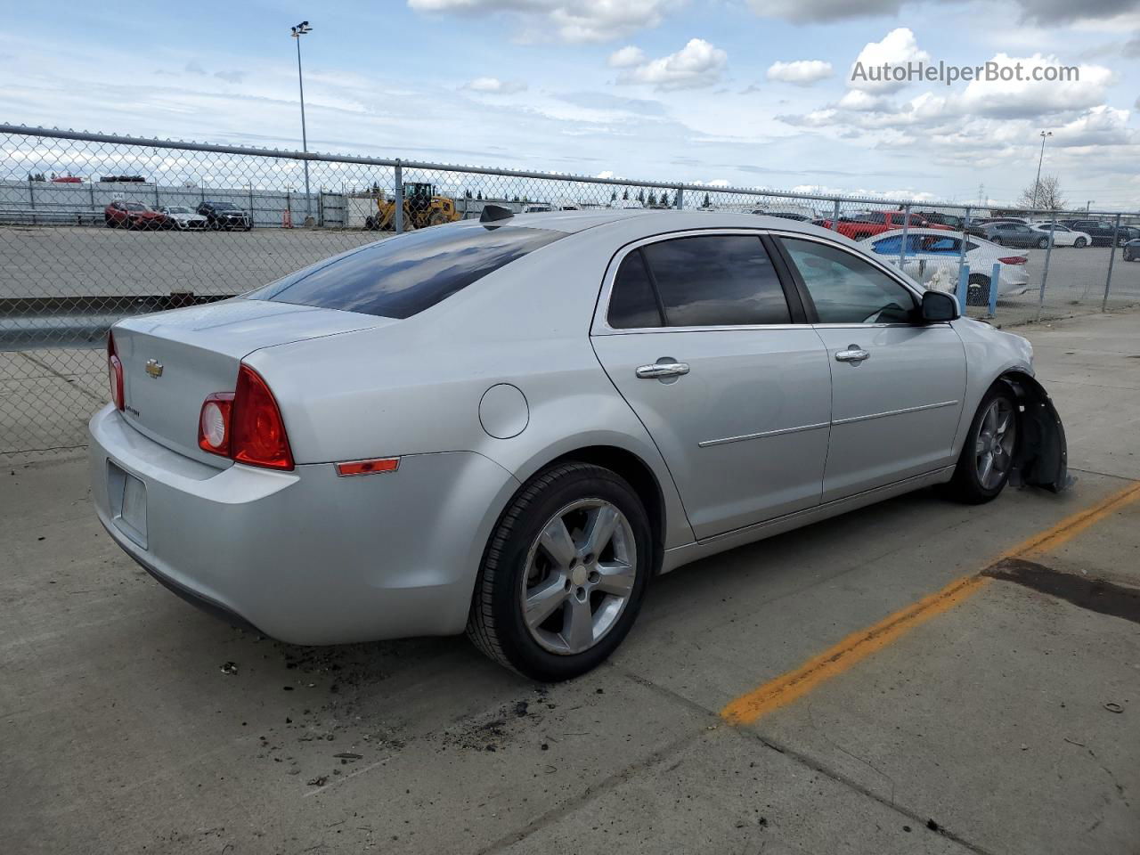 2012 Chevrolet Malibu 2lt Серебряный vin: 1G1ZD5E04CF163553