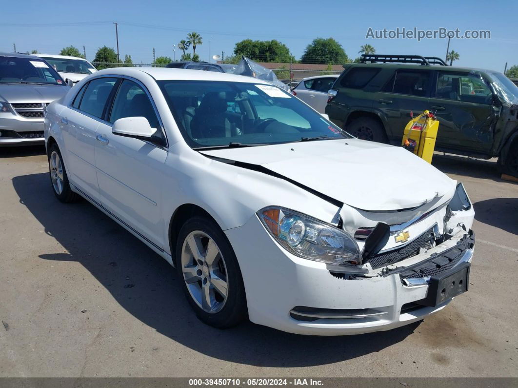 2012 Chevrolet Malibu 2lt White vin: 1G1ZD5E04CF325813