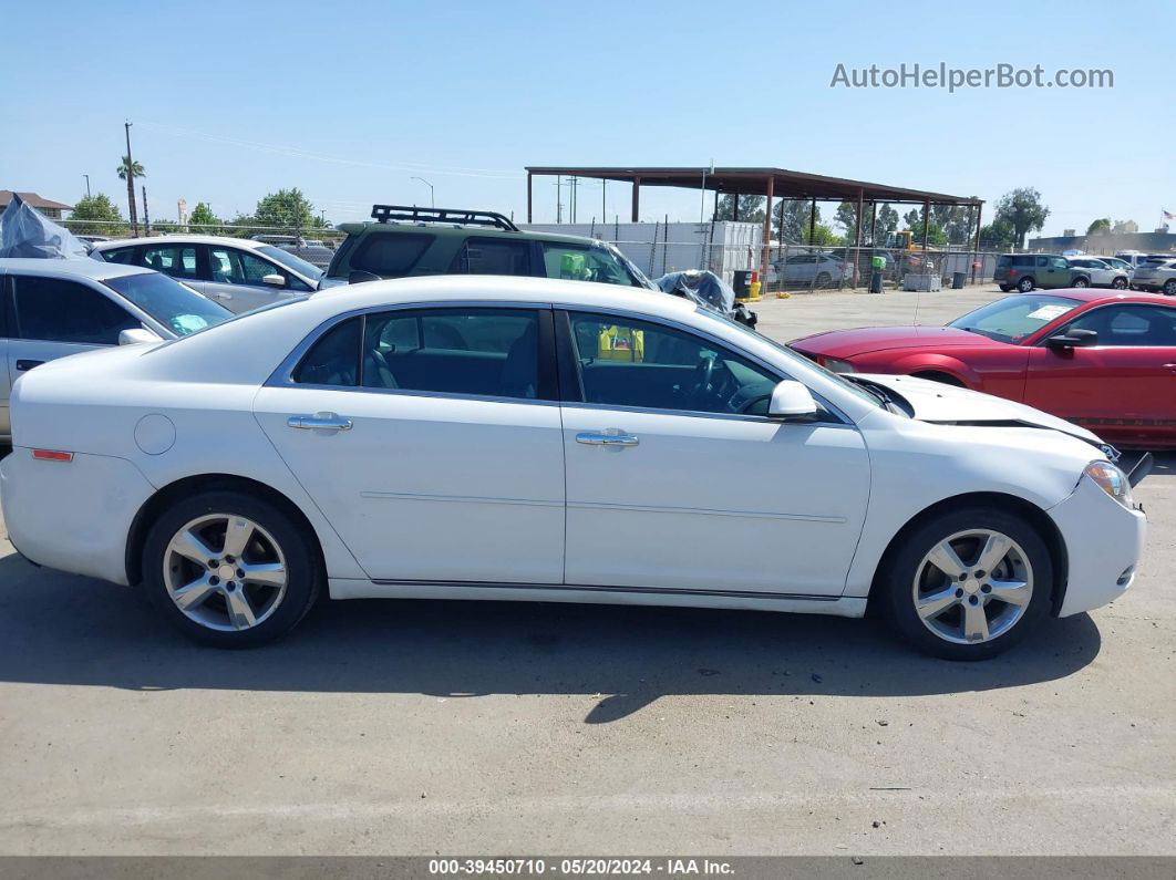 2012 Chevrolet Malibu 2lt White vin: 1G1ZD5E04CF325813