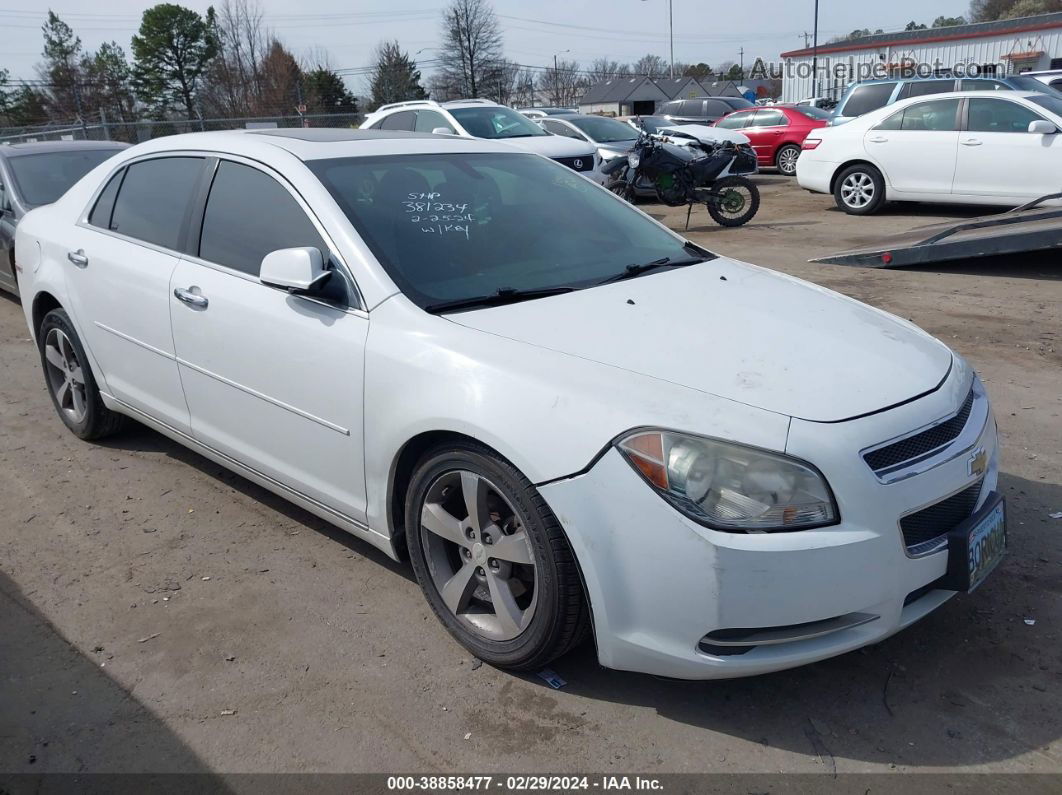 2012 Chevrolet Malibu 2lt White vin: 1G1ZD5E04CF381234