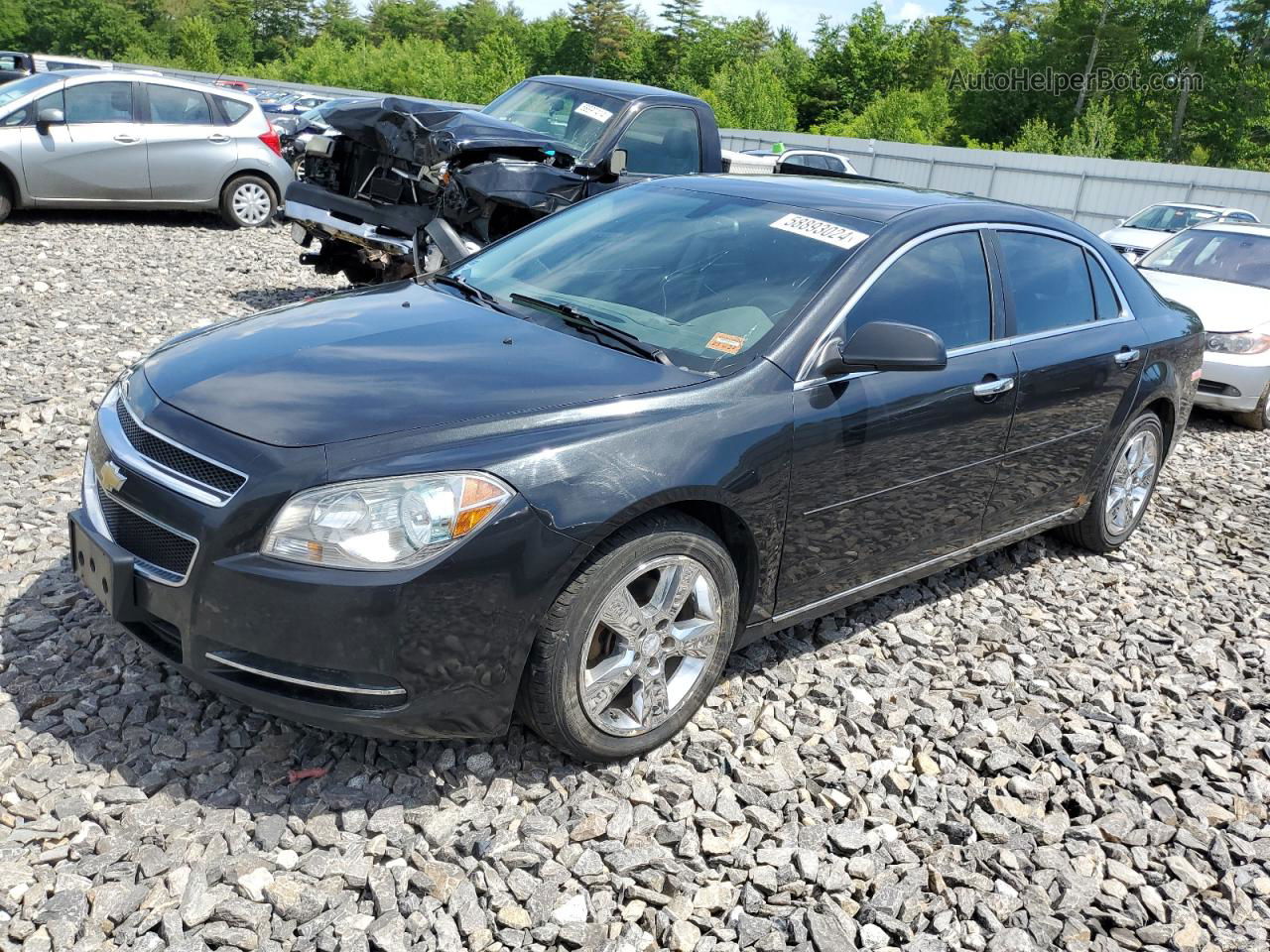 2012 Chevrolet Malibu 2lt Black vin: 1G1ZD5E05CF330924