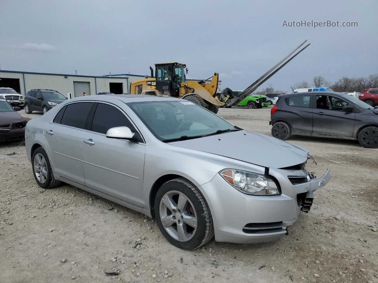 2012 Chevrolet Malibu 2lt Silver vin: 1G1ZD5E07CF156158